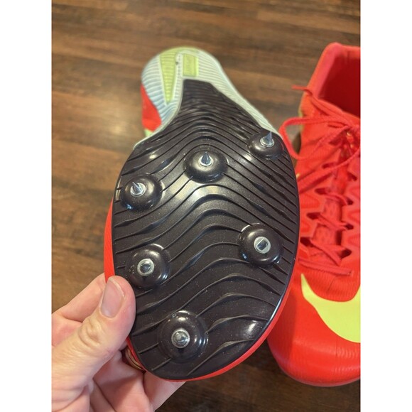 Nike Zoom Rival Sprint track spikes in the Bright Crimson/Coral colorway. 14 main image 7